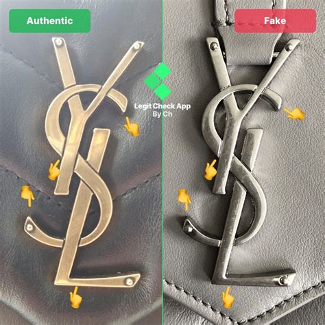 how to know they are wearing ysl|real YSL logo.